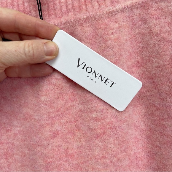 Vionnet Paris Style 150707 Alpaca Wool Pencil Skirt Rhodonite Pink Size 42 (6) - Picture 4 of 13